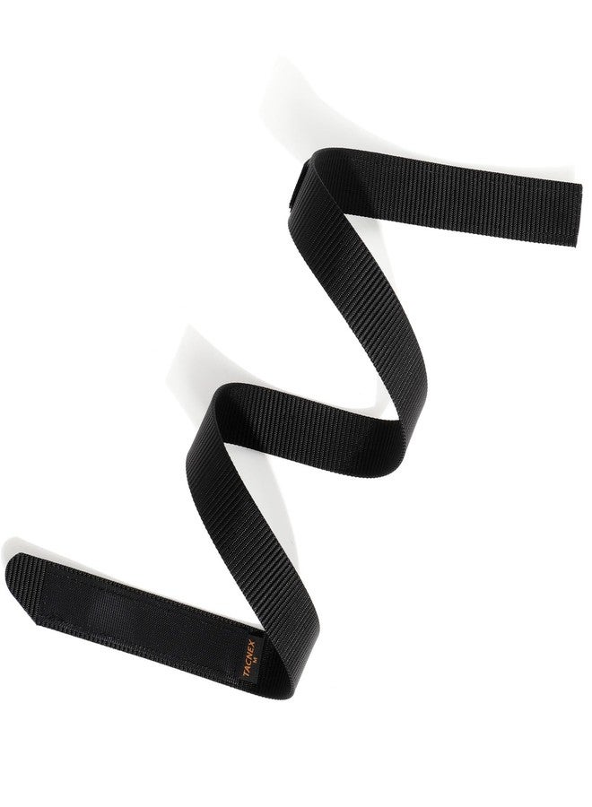 TACNEX No-Scratch Nylon Belt 1 3/8" No Metal Buckle Belt with Hook & Loop Closure TSA Approved for Work Travel Men Women Teenager Mechanic Driver Automotive Technician Movers Construction BK M - Image 5
